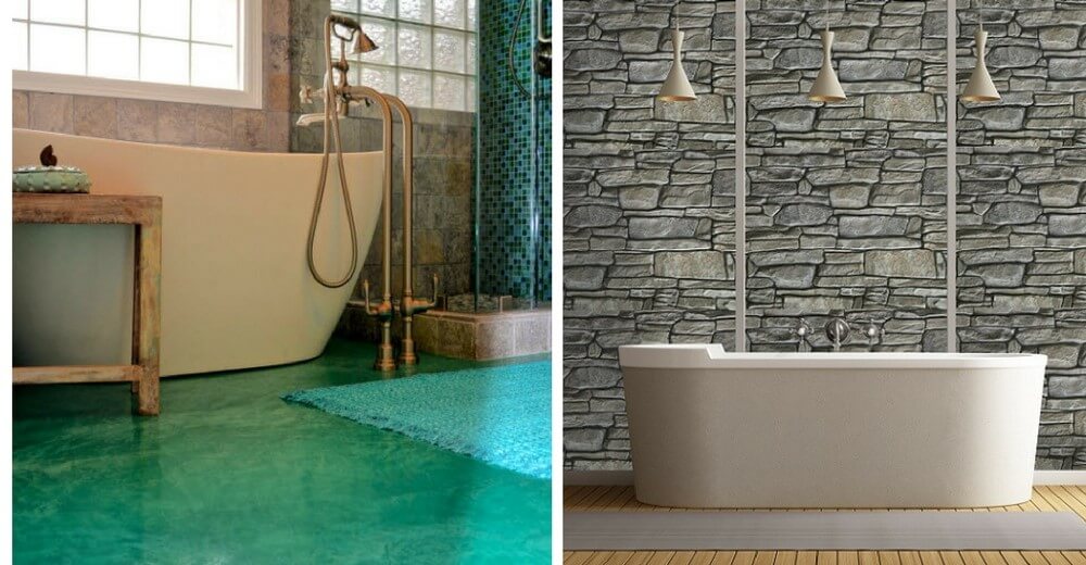 Spa bathroom floor and vertical  Spa bathroom floor and vertical