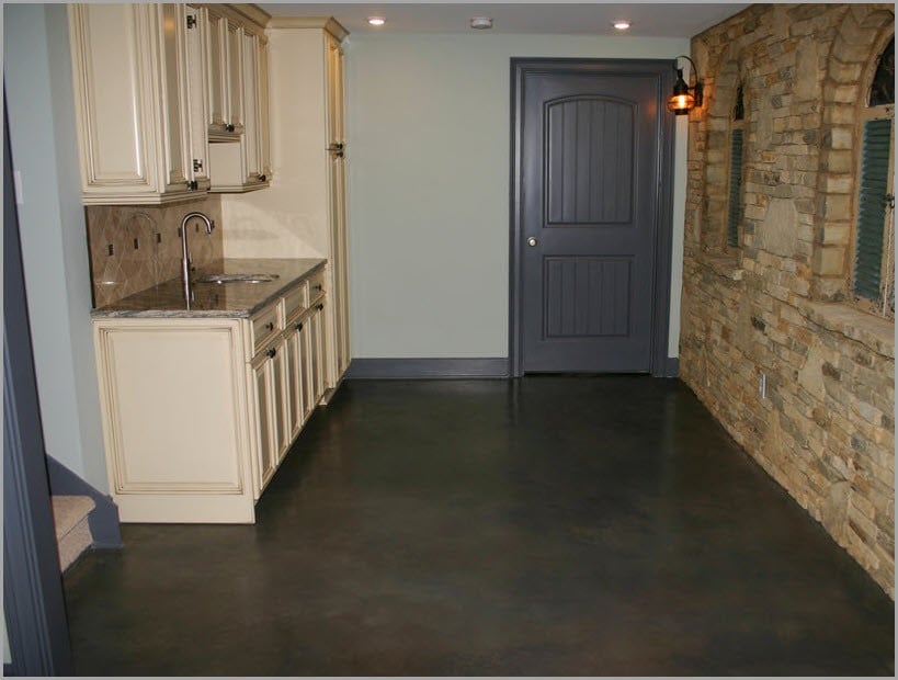 basement-kitchen-gray-stained-concrete basement-kitchen-gray-stained-concrete