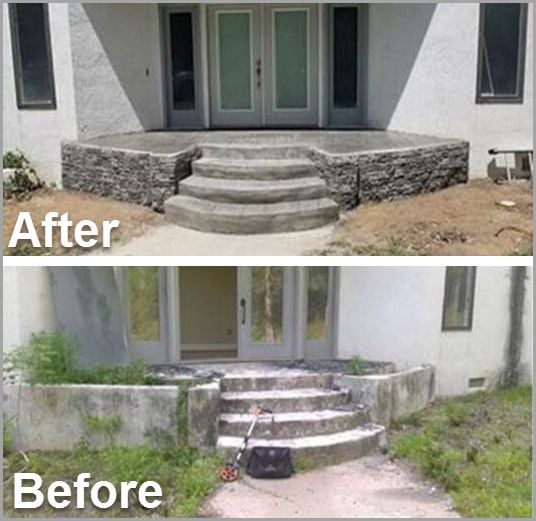 before-after-photo-decorative-concrete-resurfacing before-after-photo-decorative-concrete-resurfacing