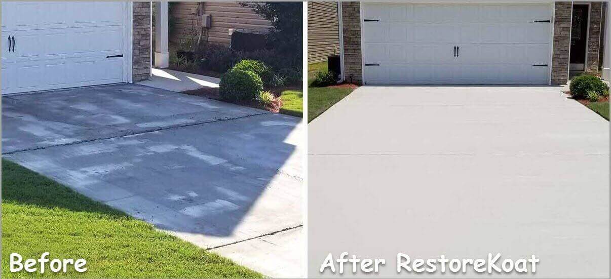 before-after-restorekoat-driveway