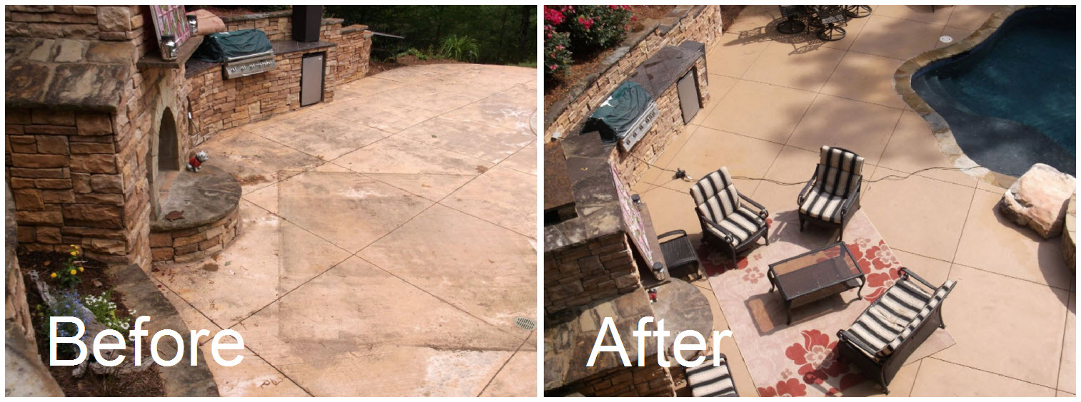 before and after pool deck before and after pool deck