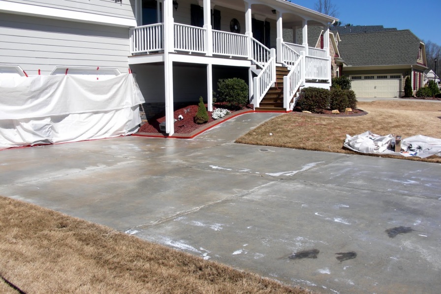 Before - Resurfaced Driveway