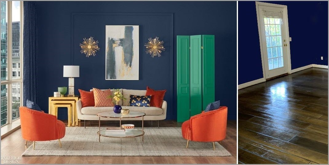 classic-blue-accent-wall