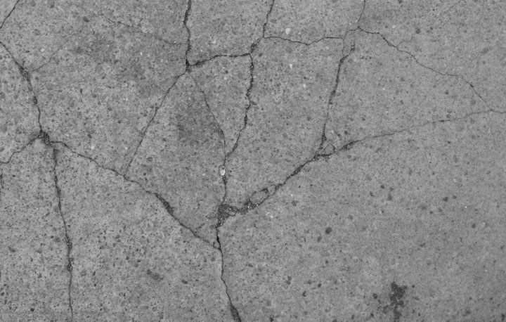 cracks on driveway