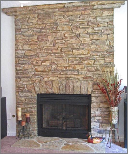 Concrete Fireplace Overlay Concrete Fireplace Overlay