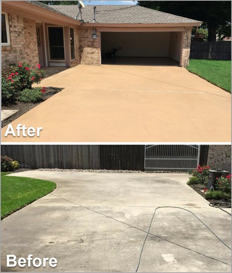 Glam Up A Faded Driveway With These Quick Fixes Concrete Craft