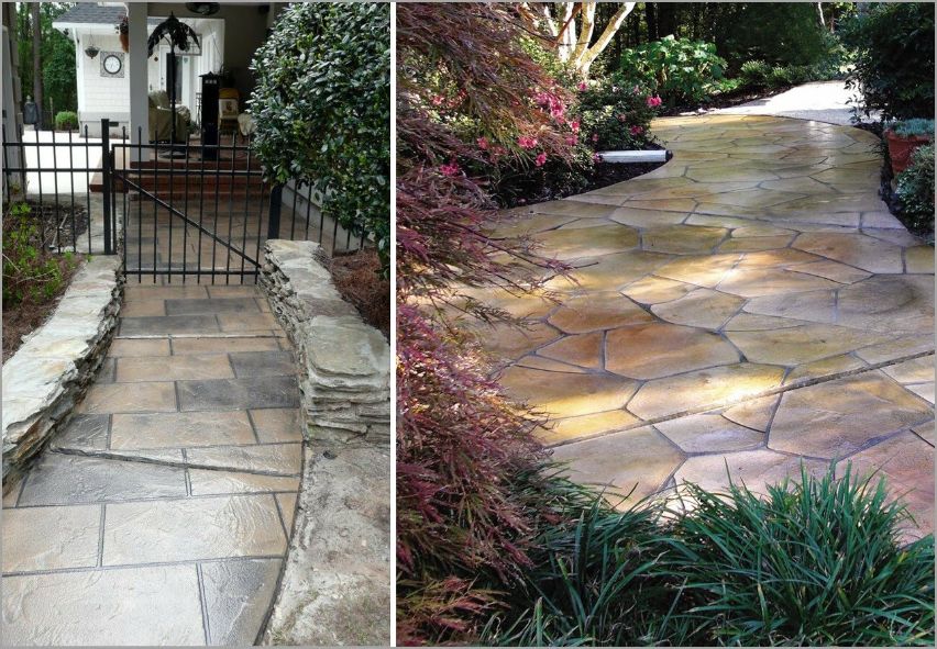 faux-stone-stamped-concrete-walkways