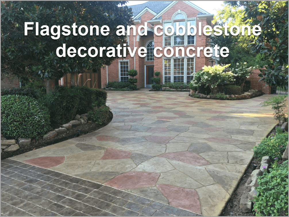 flagstone-and-cobblestone-decorative-concrete-driveway