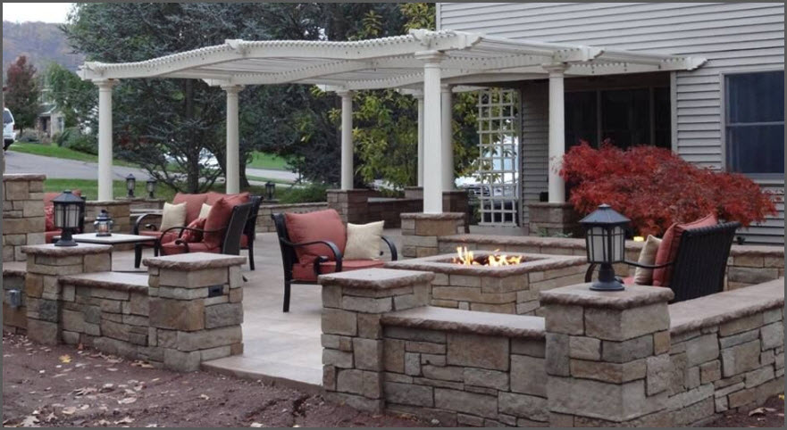 Outdoor Firepit patio