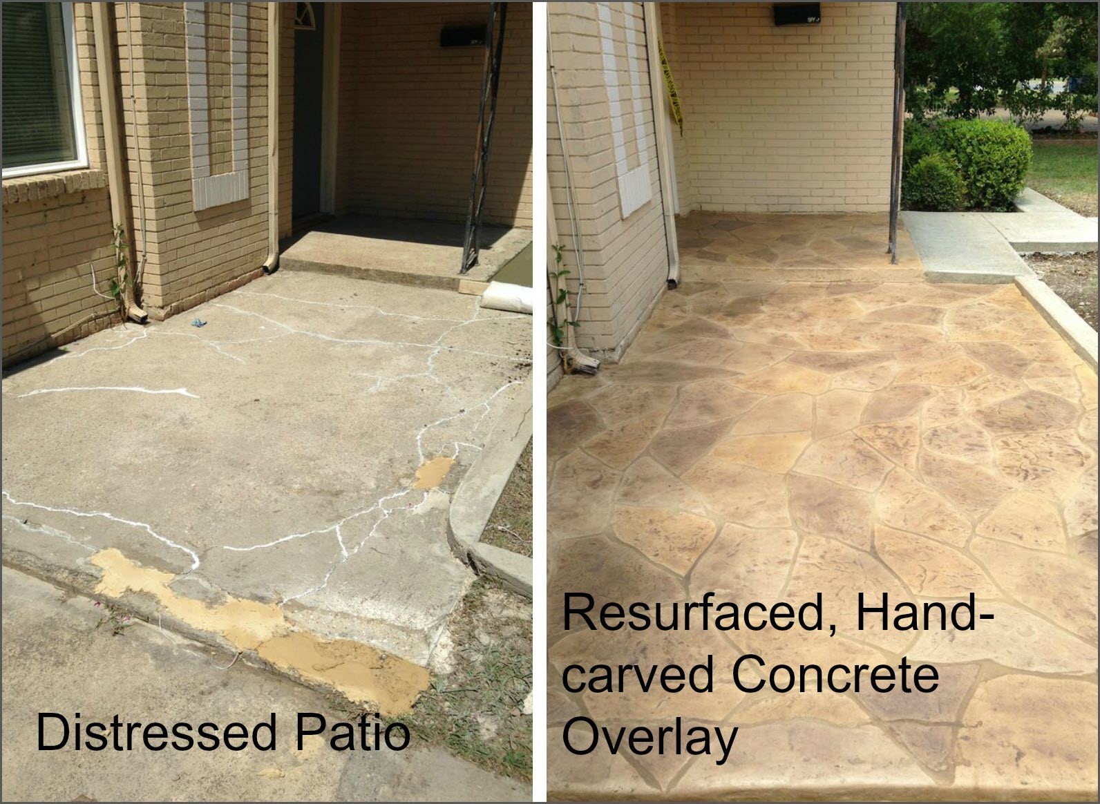 Patio Before and After