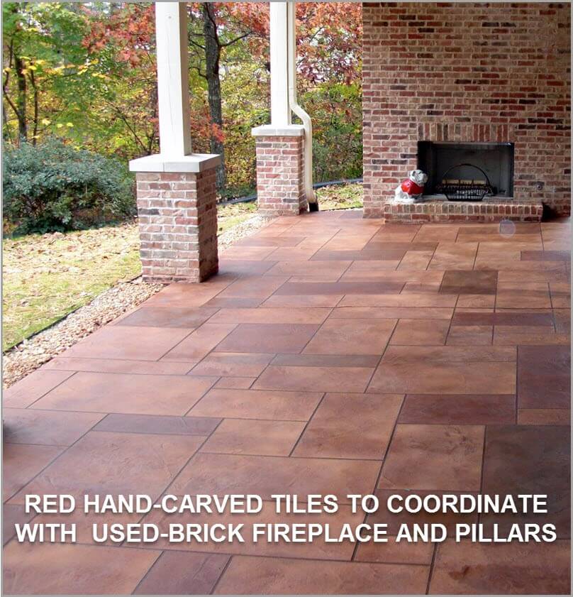 red-hand-carved-tile-patio