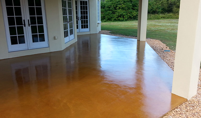 Water-based Stained Concrete
