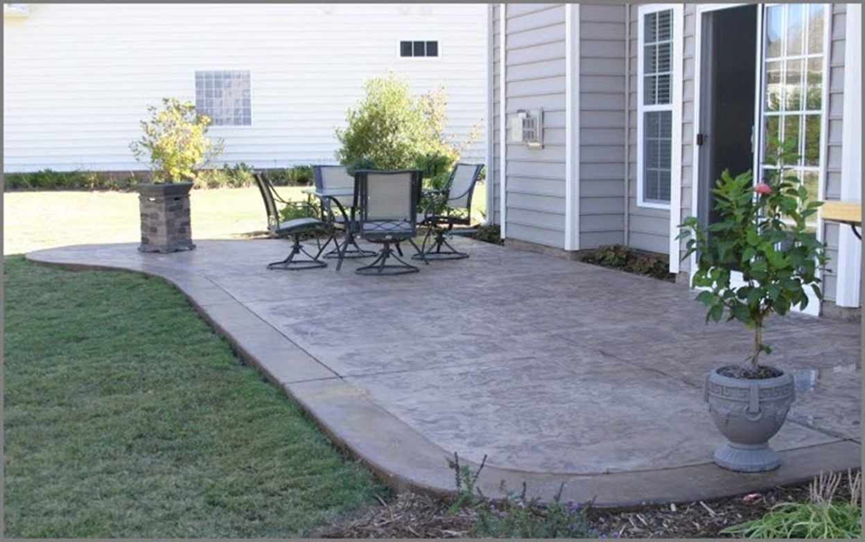 Design Ideas For Small Backyard Patios   Concrete Craft