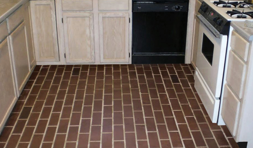 Stamped Concrete for Kitchen Floors