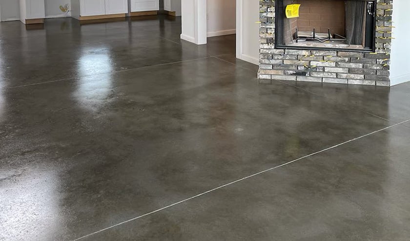 Residential Stained Concrete Floors Austin